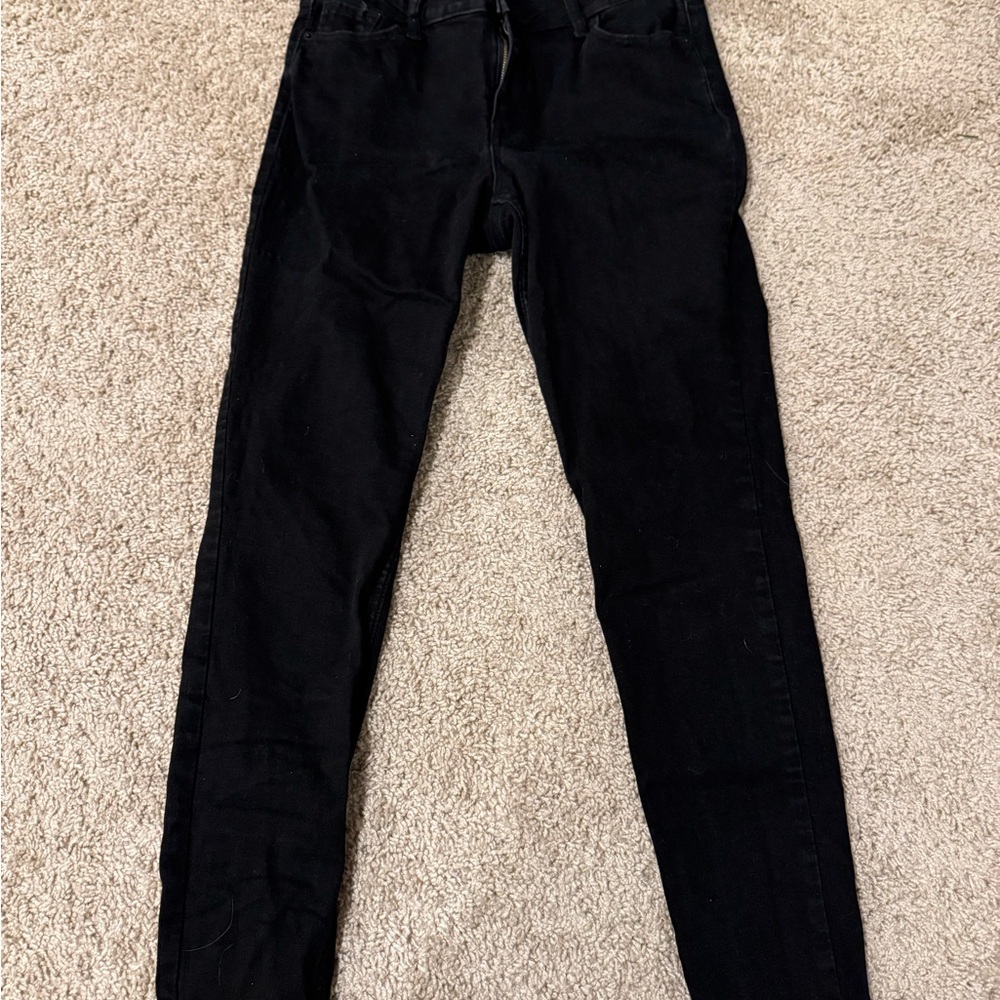 Old Navy Black Rockstar Super Skinny Jeans
